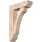 Ekena Millwork Legacy Slat Smooth Bracket w/ Offset Brace, Douglas Fir, 7 1/2"W x 26"D x 38"H BKT0806X26X38LEC06SDF - alternate 1